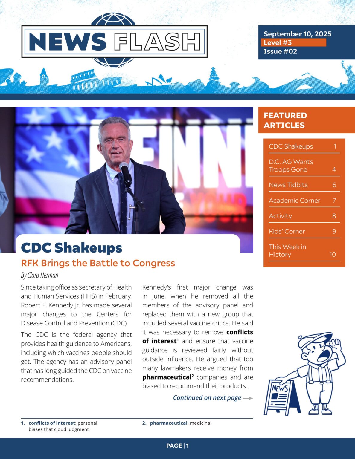 News Flash Examples News Flash - Ulearn Publishing